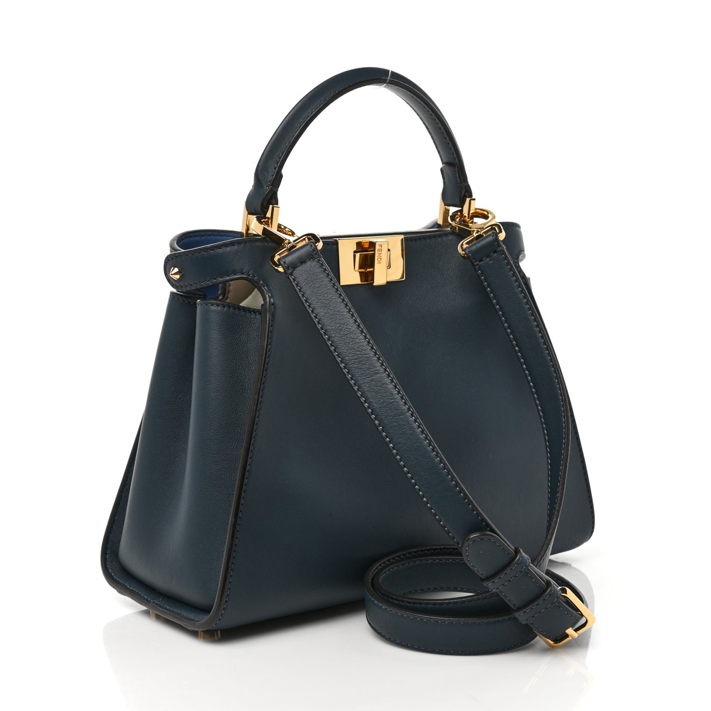Vitello Tahiti Nappa Medium Peekaboo Iconic Essentially Satchel Notturno Grigio Polvere Nebula