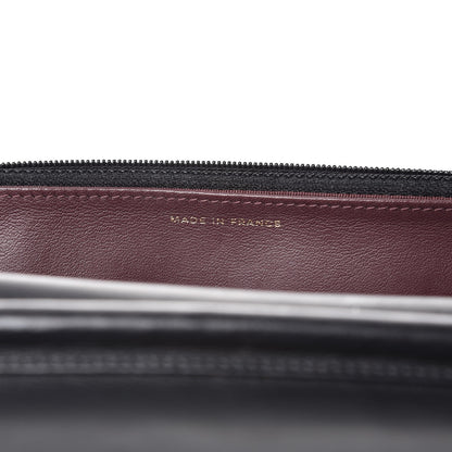 Chanel Aged Calfskin Quilted Lucky Charms 2.55 Reissue Wallet On Chain WOC Black 9 of 13