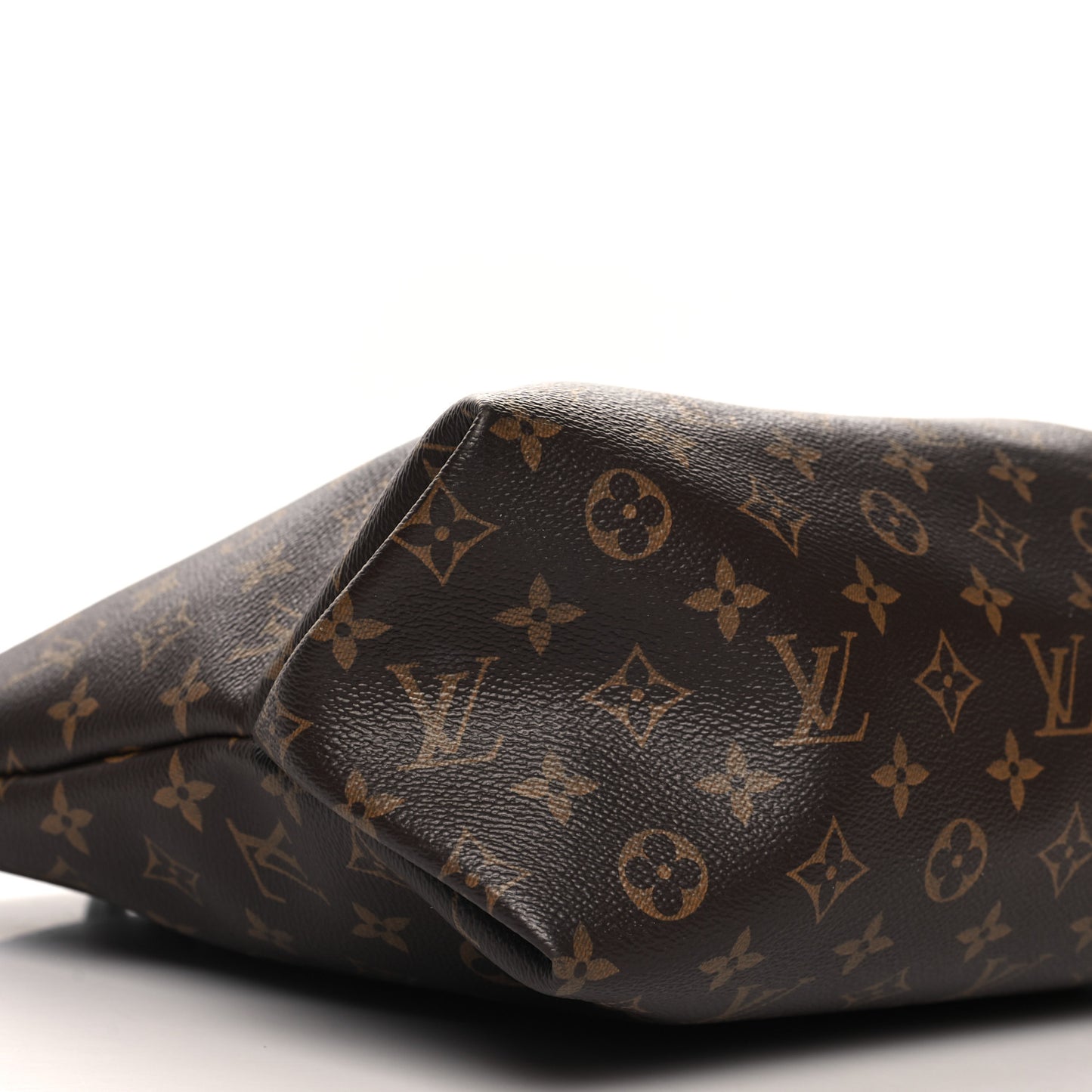Monogram Flower Zipped Tote MM Black