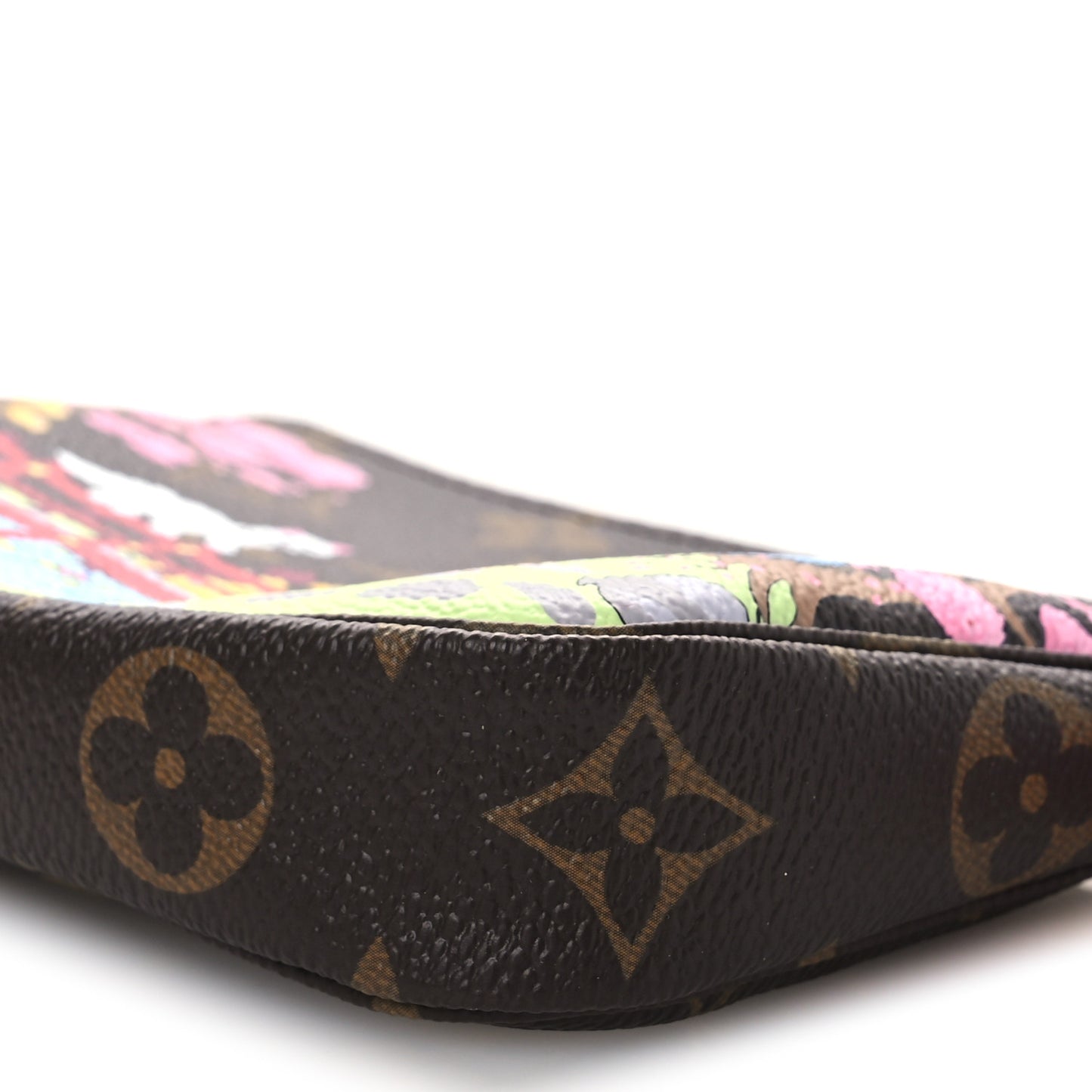 Monogram 2021 Christmas Animation Japanese Garden Mini Pochette Accessories Wisteria Pink