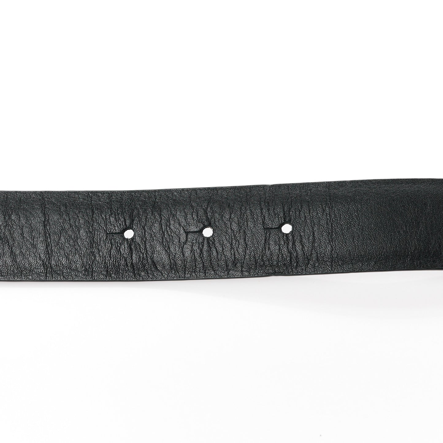 Calfskin Crystal Pearl Caviar CC Belt 80 32 Black