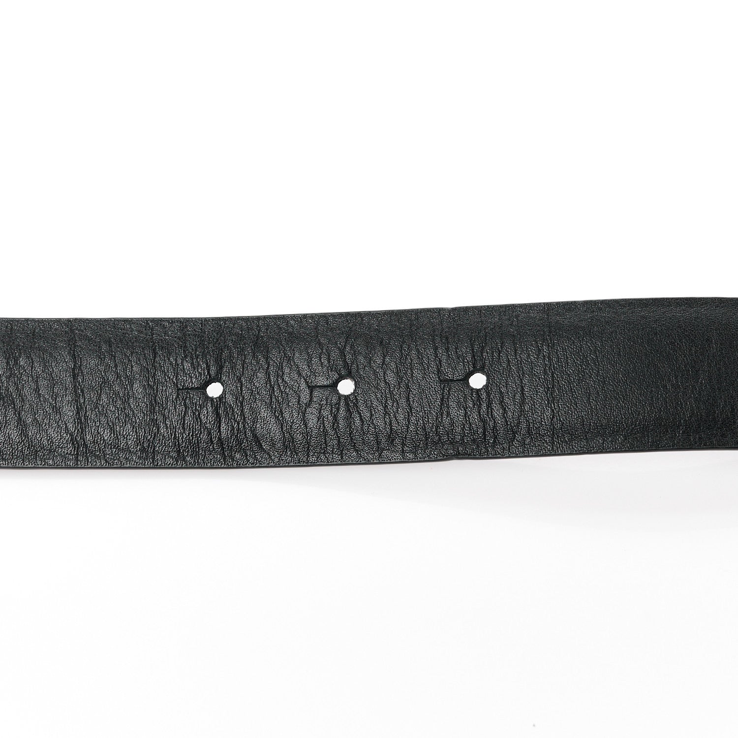 Chanel Calfskin Crystal Pearl Caviar CC Belt 80 32 Black 3 of 7