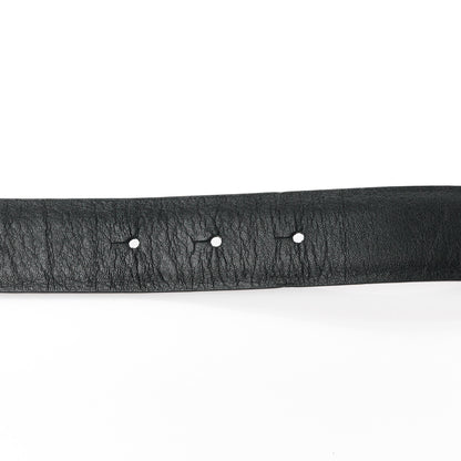 Chanel Calfskin Crystal Pearl Caviar CC Belt 80 32 Black 3 of 7