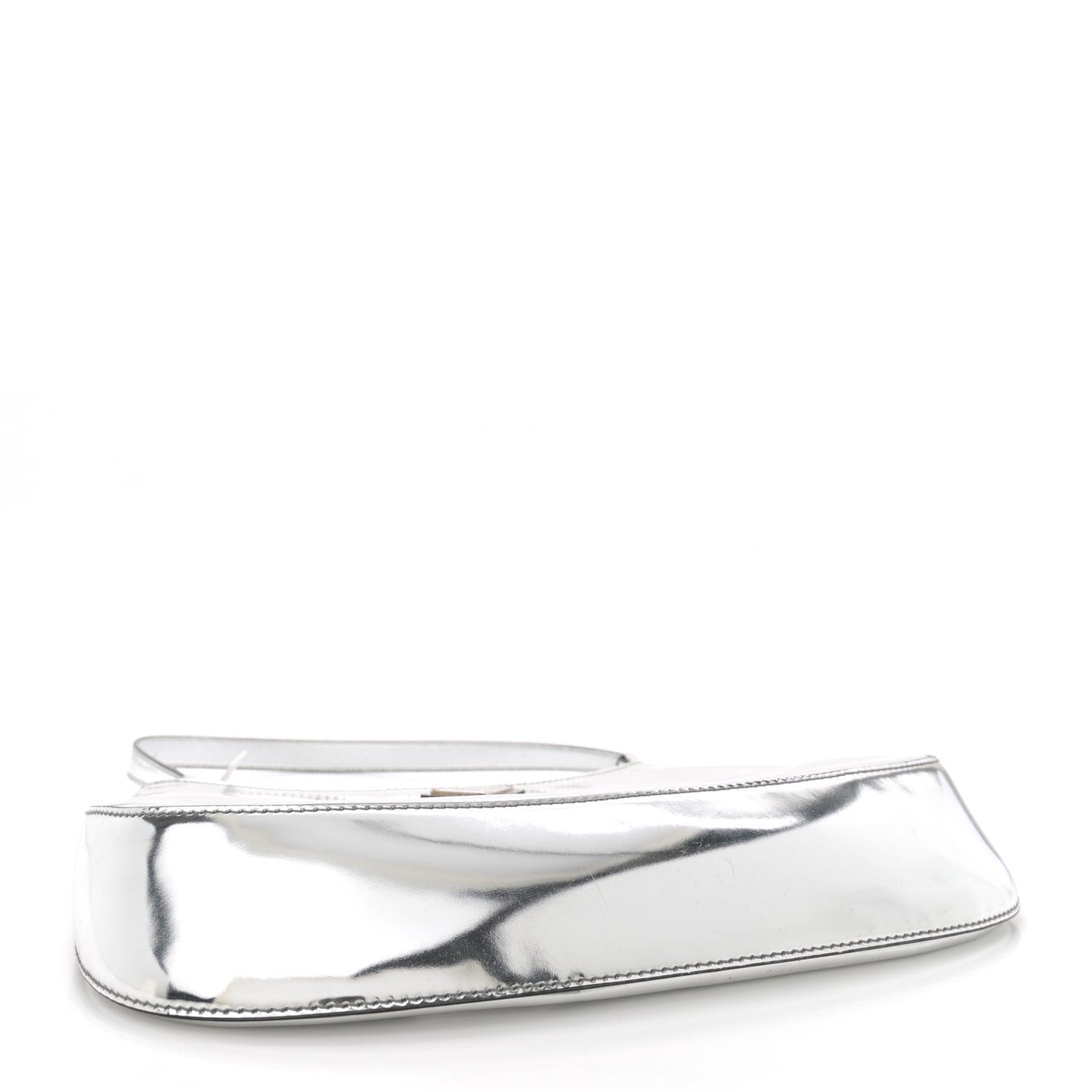 Spazzolato Cleo Shoulder Bag Argento