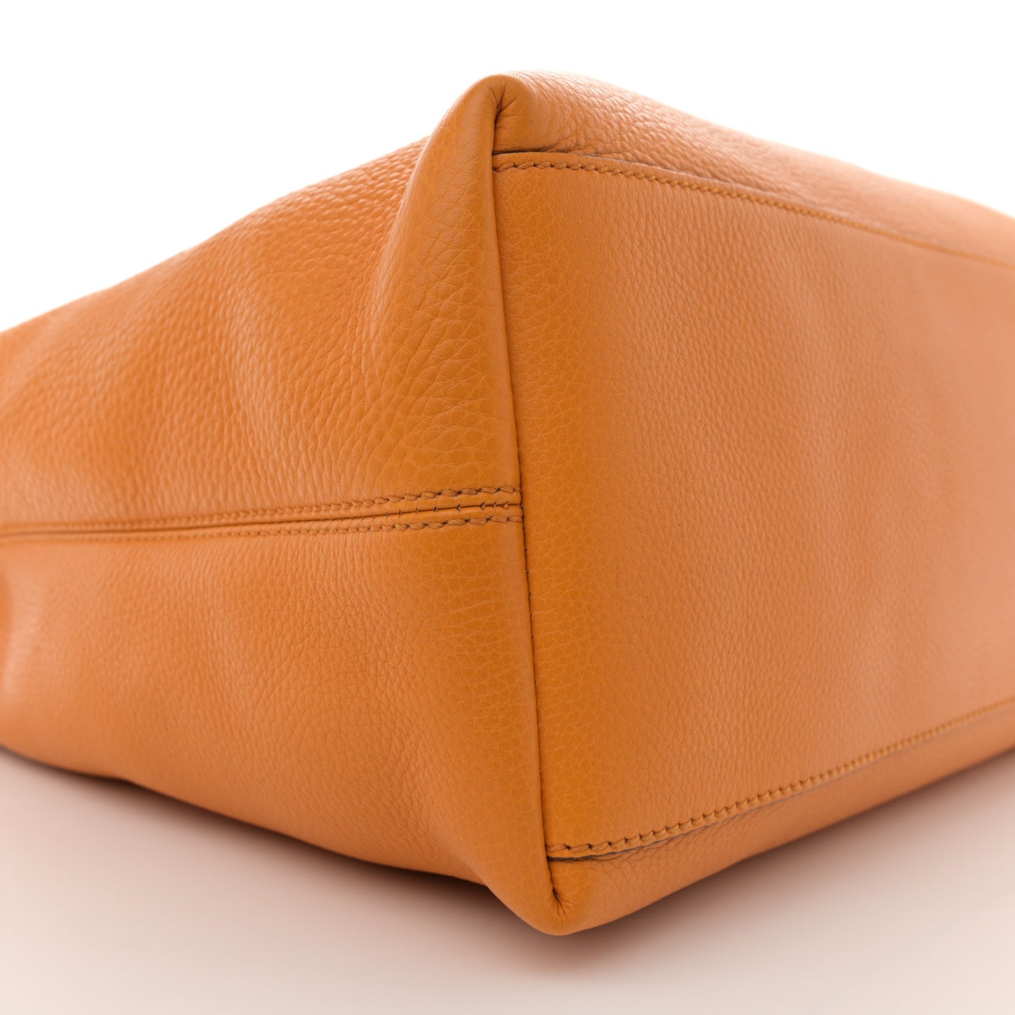 Pebbled Calfskin Medium Soho Chain Shoulder Bag Curcuma