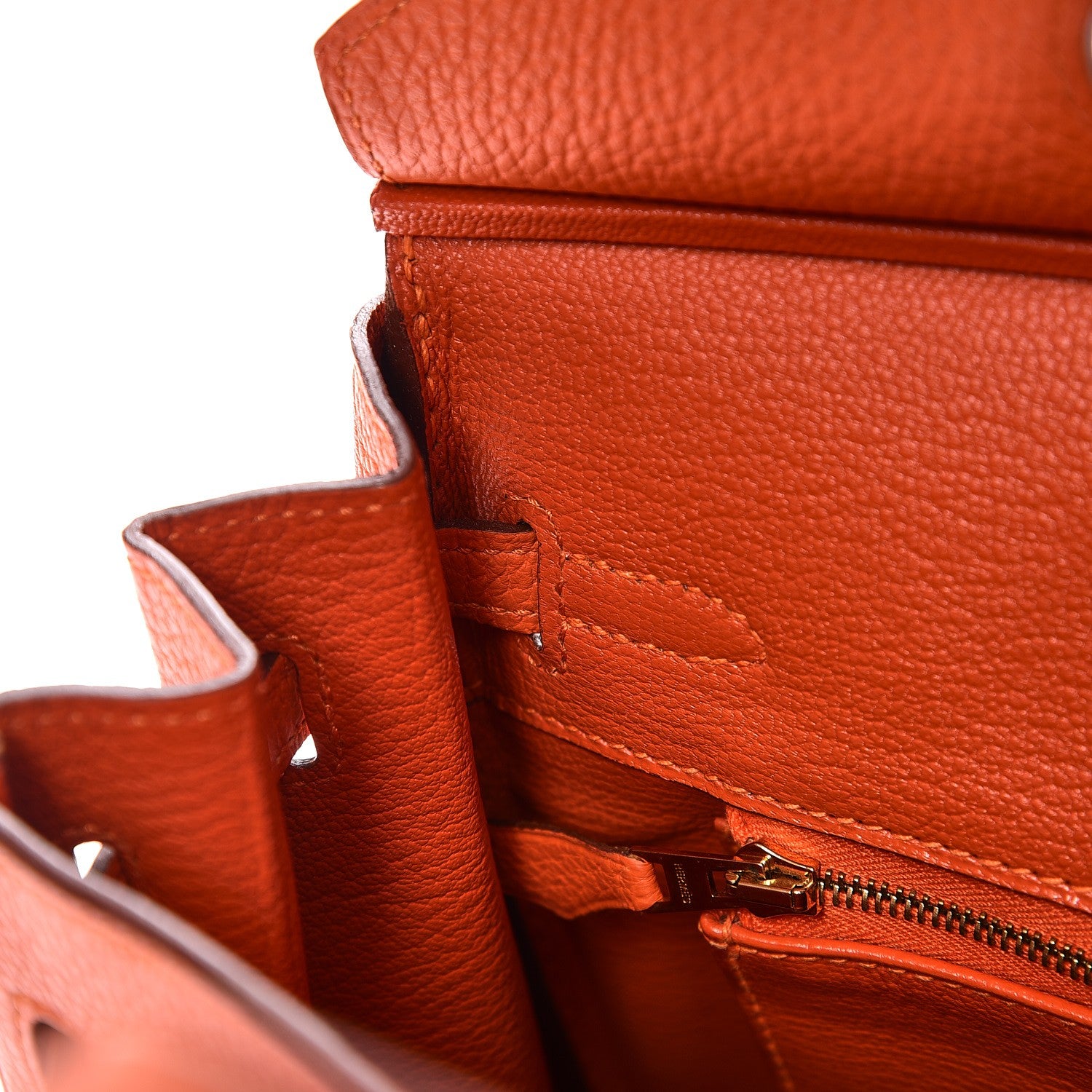 Hermes Togo Birkin 25 Feu 19 of 33