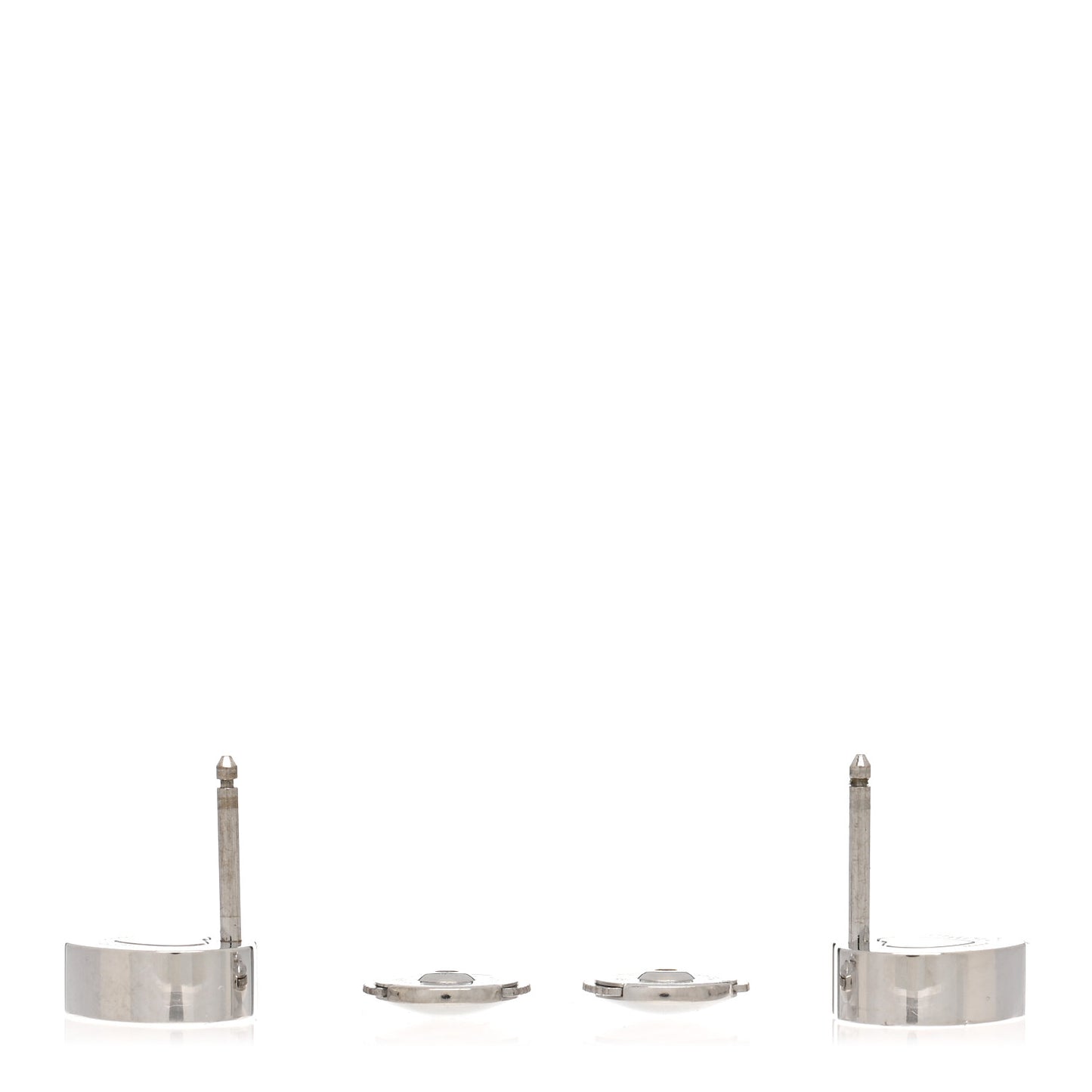 18K White Gold Happy Diamonds Icons Heart Earrings