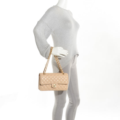 Chanel Caviar Quilted Medium Double Flap Beige Clair 2 of 8