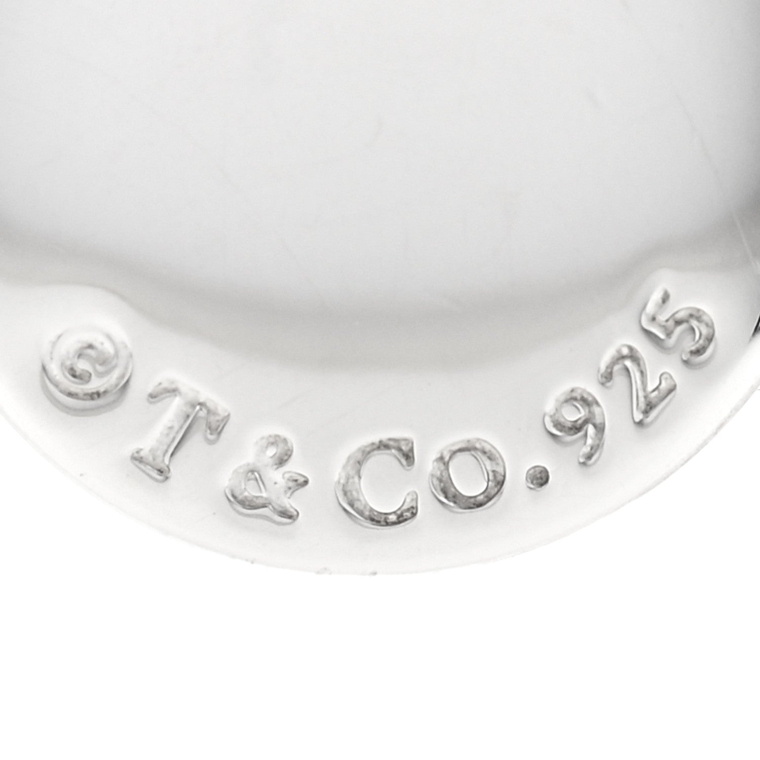 Tiffany Sterling Silver Letter A Disc Charm 4 of 4