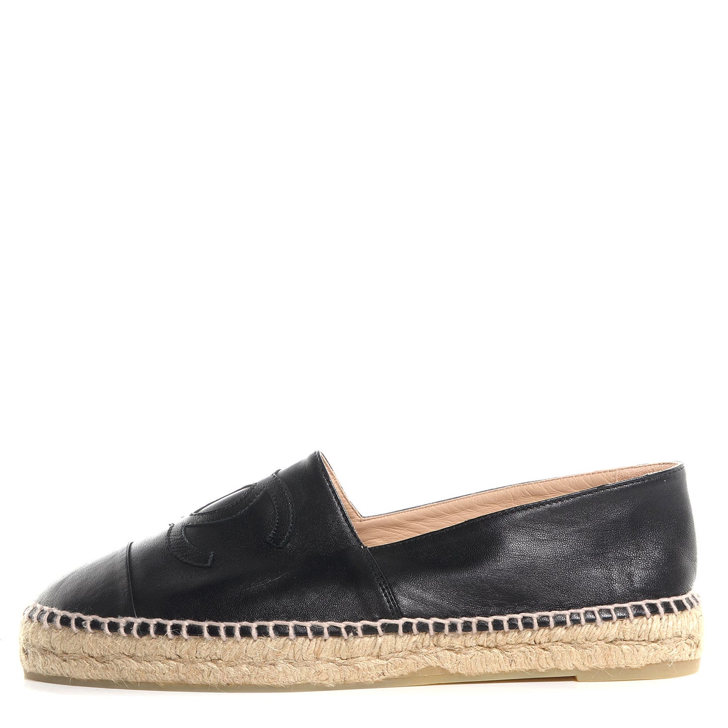 Lambskin Espadrilles Black 42