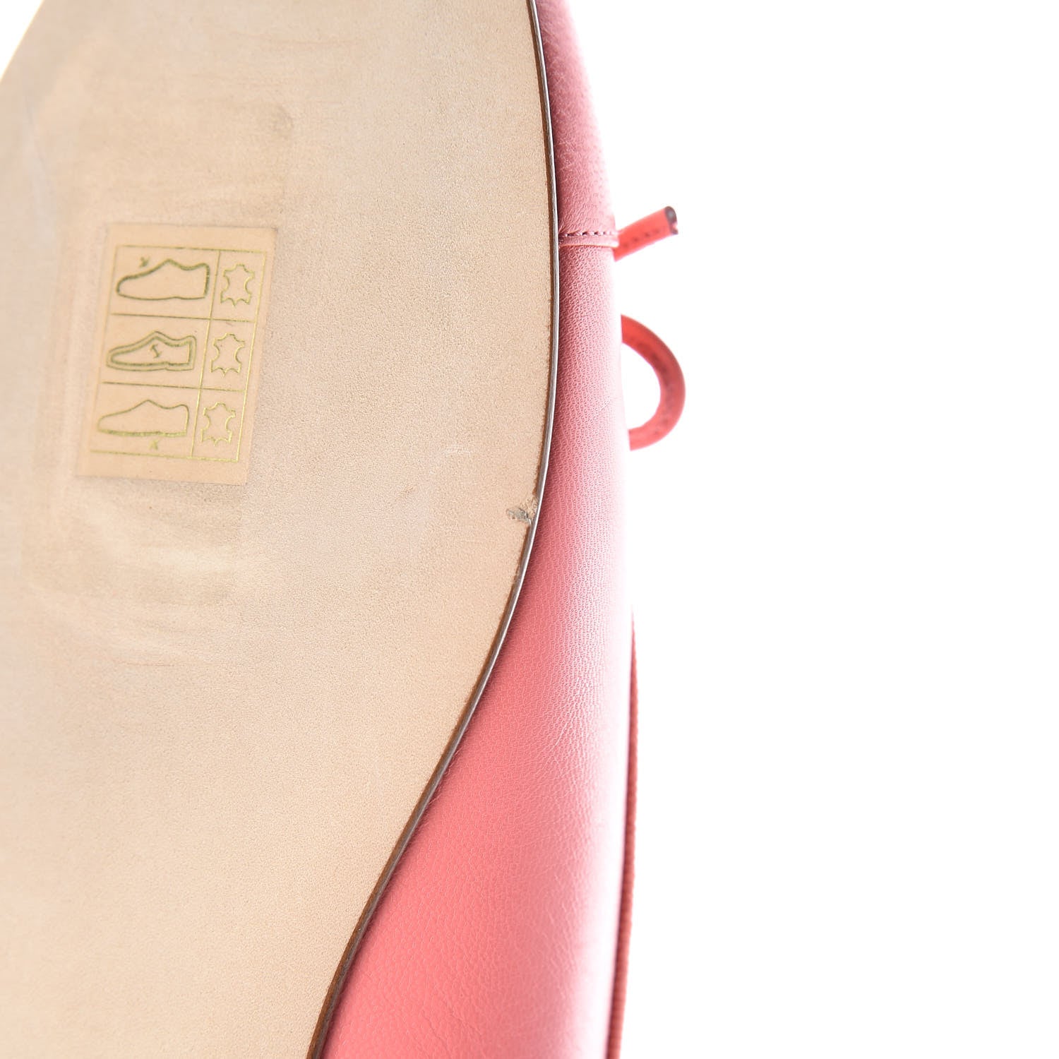 Chanel Goatskin Cap Toe CC Ballerina Flats 38 Pink 9 of 12