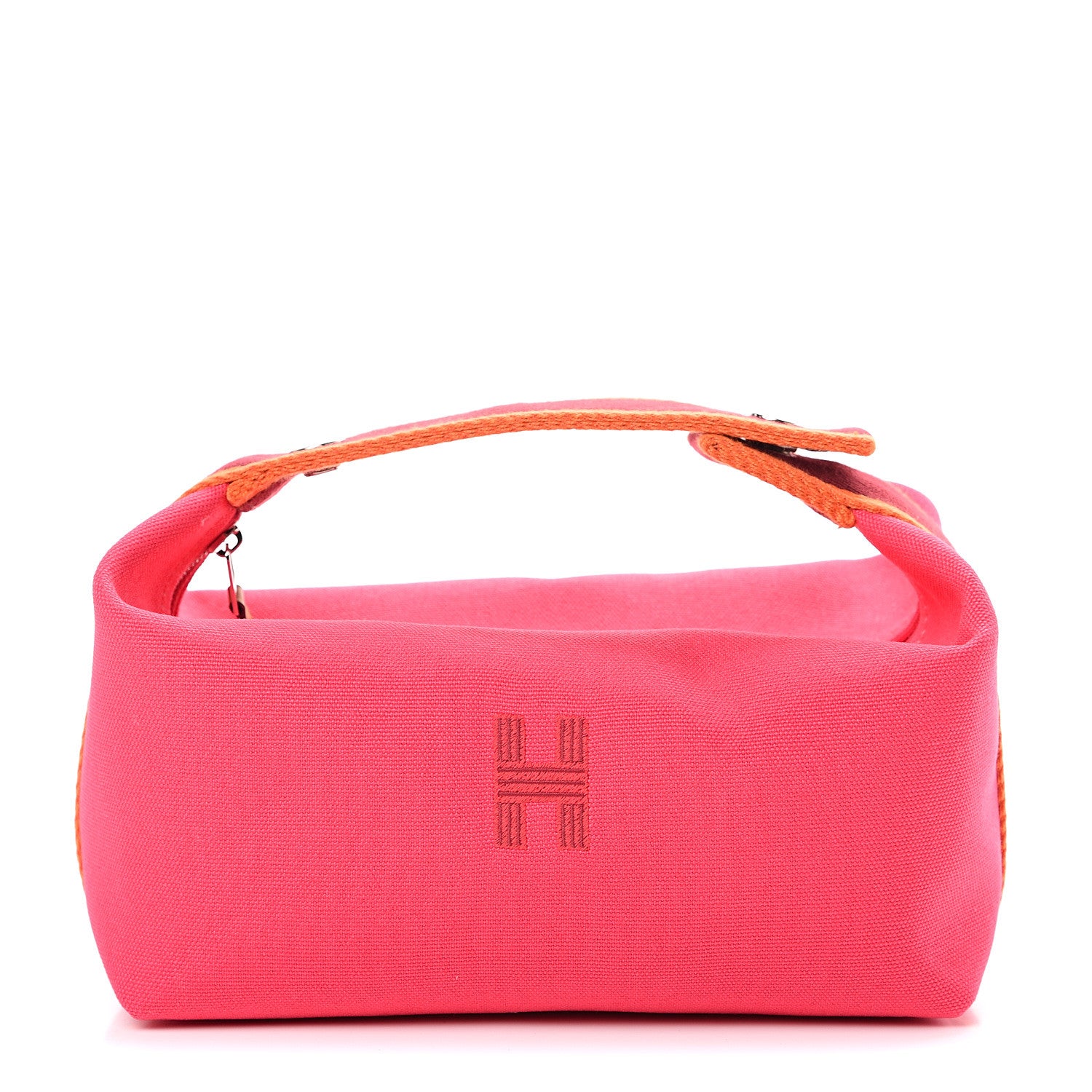 Hermes Canvas Small Bride-A-Brac Pouch Hibiscus 1 of 5