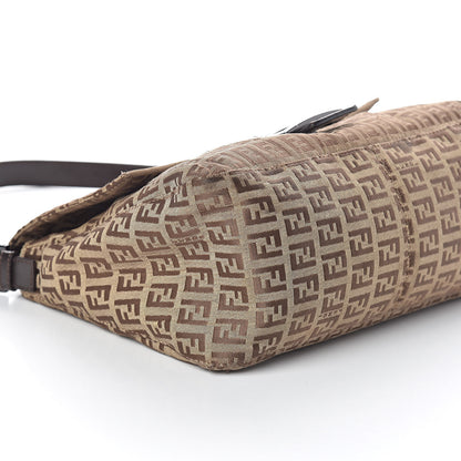 Fendi Zucchino Mama Baguette Dark Brown 9 of 10