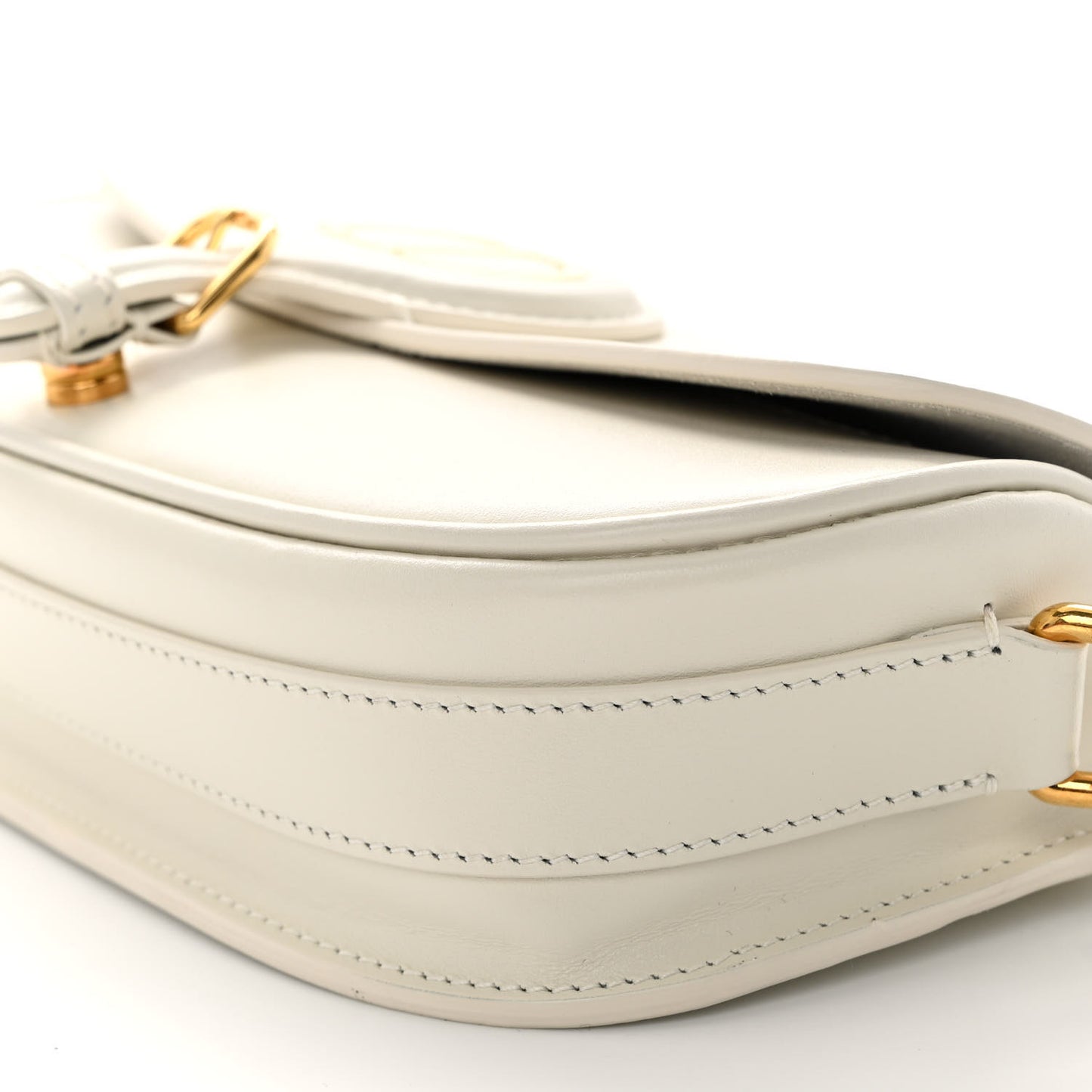 Box Calfskin East West Bobby Bag Latte