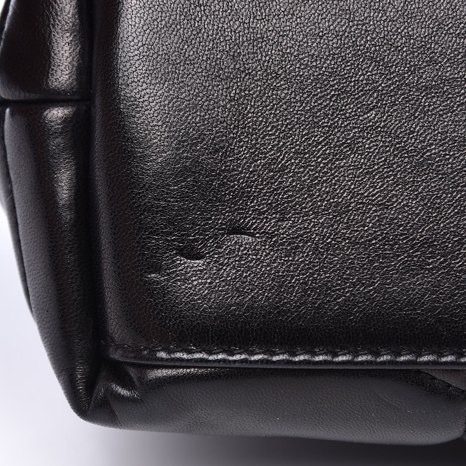 Saint Laurent Lambskin Quilted Small Loulou Puffer Monogram Chain Satchel Black 8 of 9