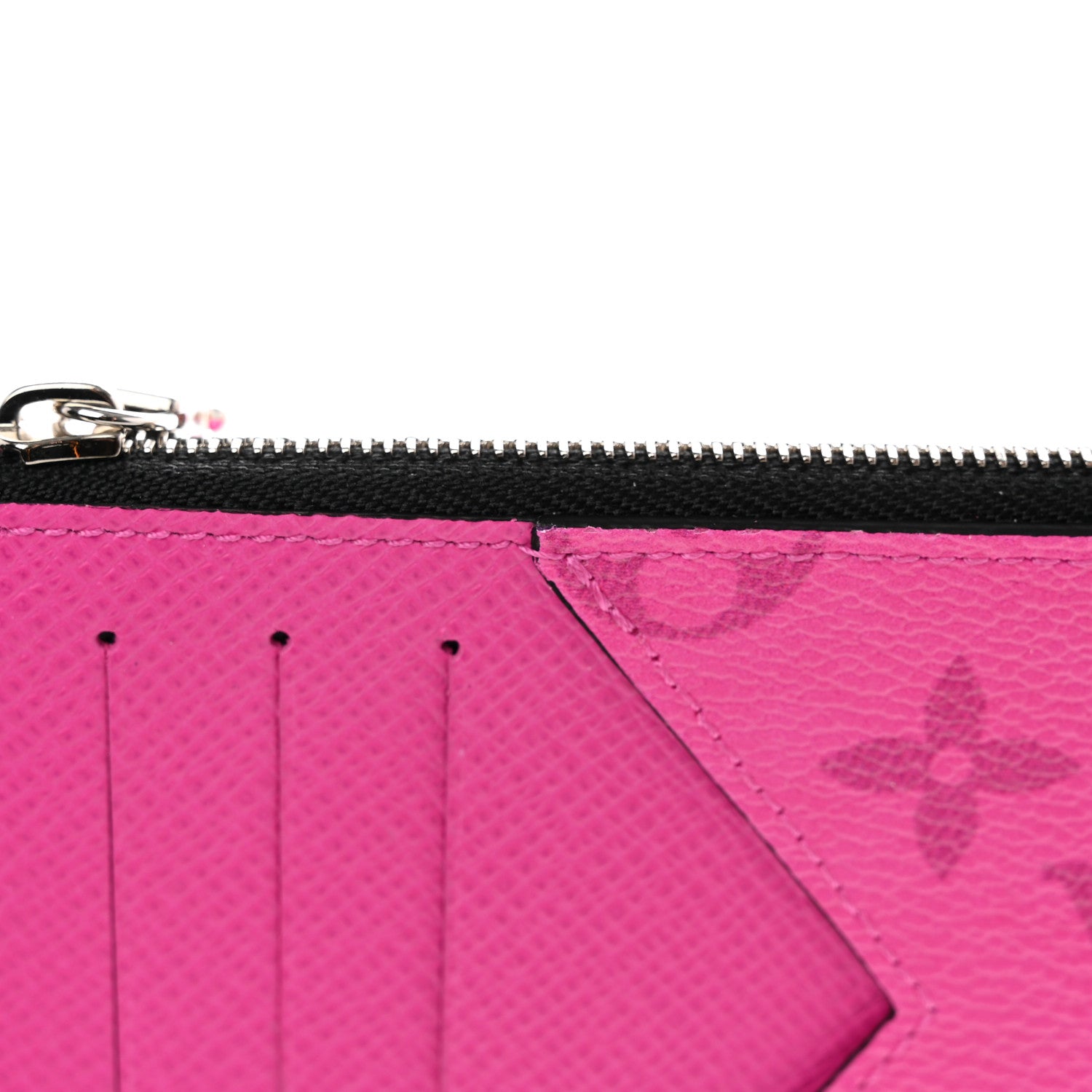 Louis Vuitton Taigarama Coin Card Holder Fuchsia 7 of 10