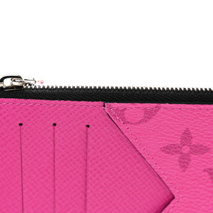 Louis Vuitton Taigarama Coin Card Holder Fuchsia 7 of 10