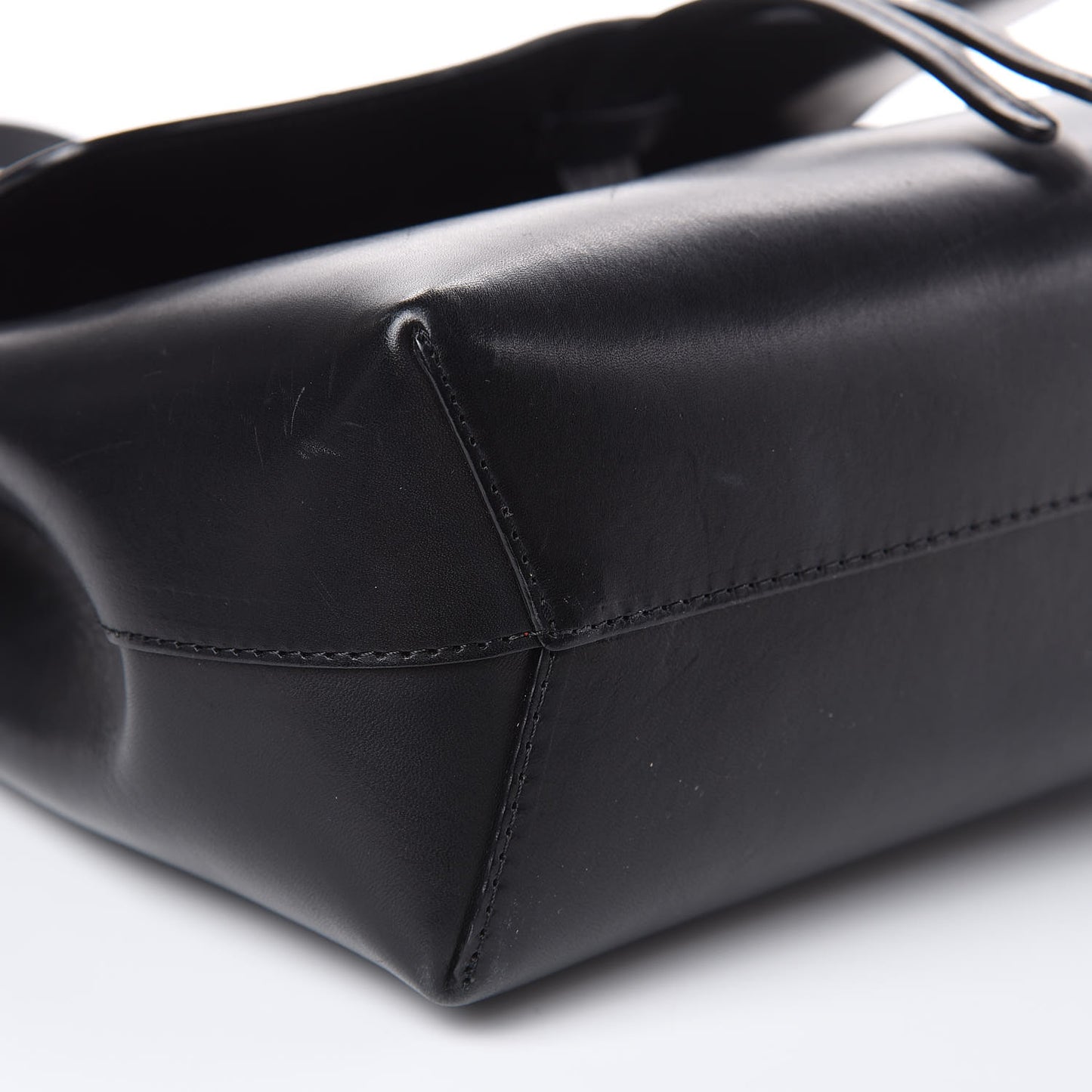 Calfskin Mini Lady Bag Black Flamma