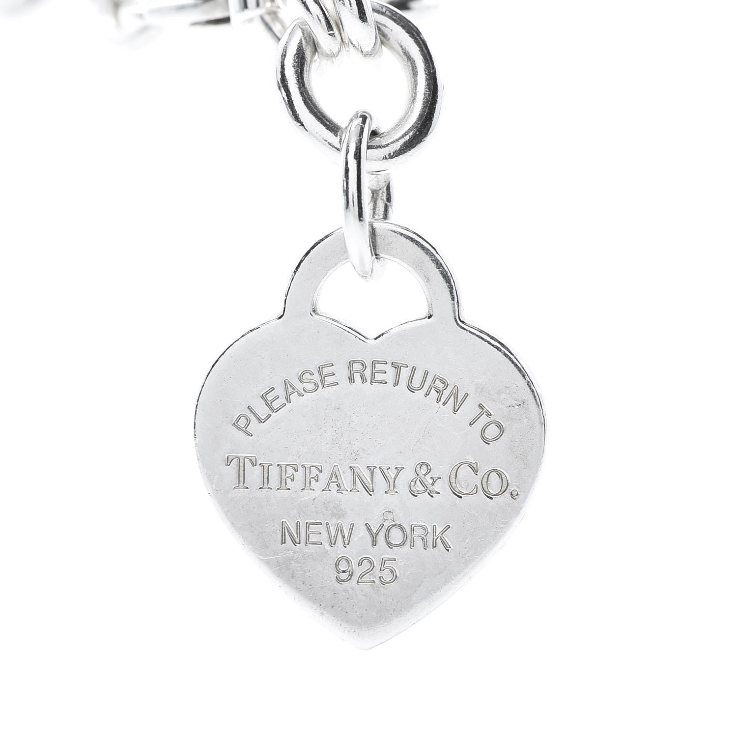 Tiffany Sterling Silver Return to Heart Tag Charm Bracelet 4 of 6