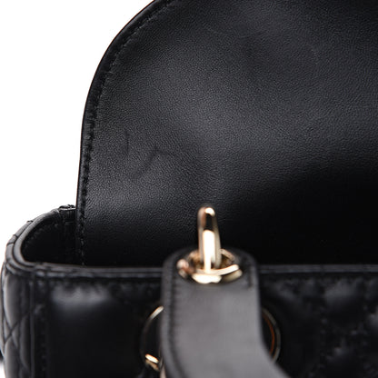 Christian Dior Lambskin Cannage My ABCDior Lady Dior Black 9 of 10