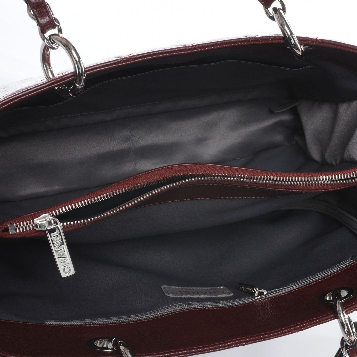 Caviar Grand Shopping Tote GST Bordeaux