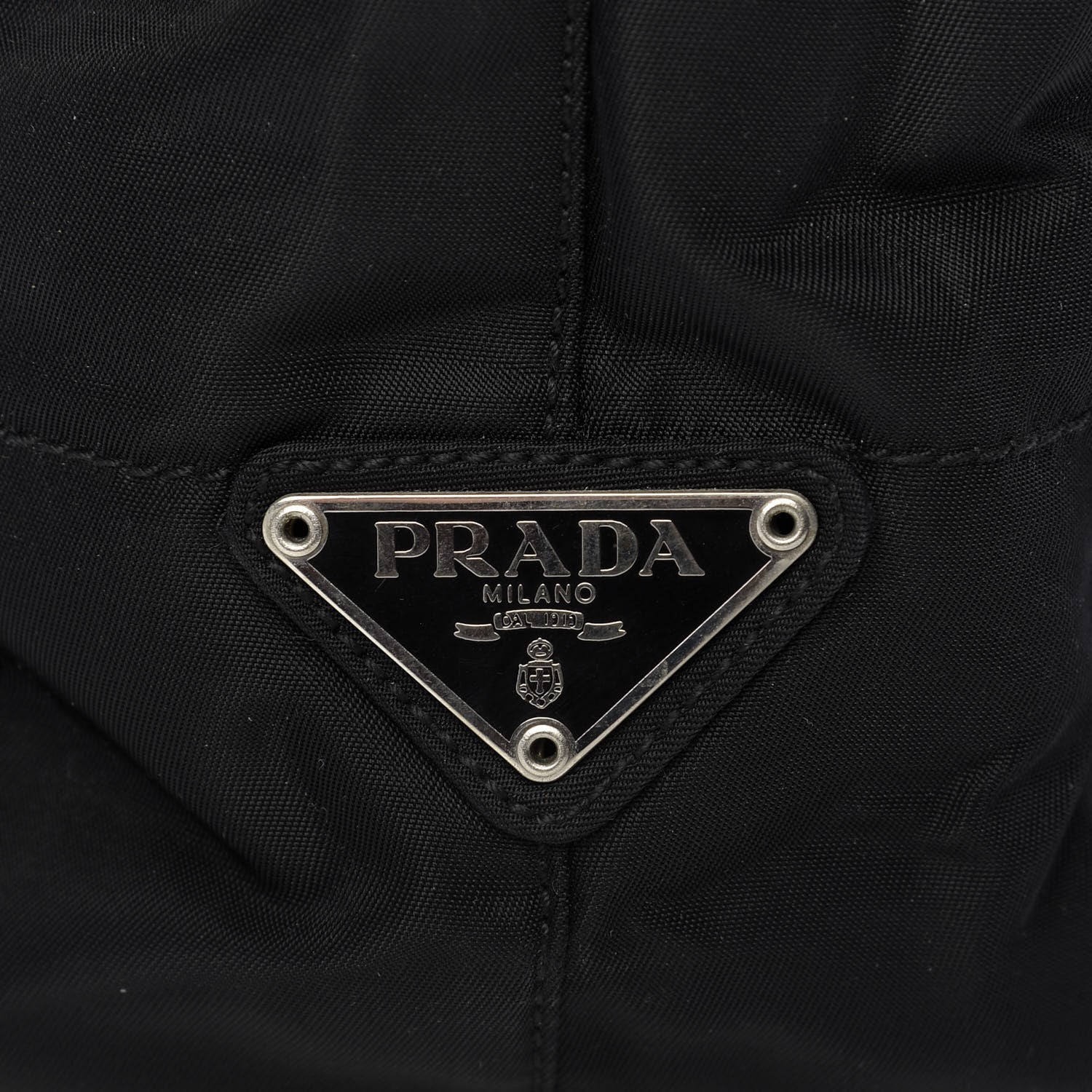 Prada Tessuto Nylon Chain Tote Black 10 of 10