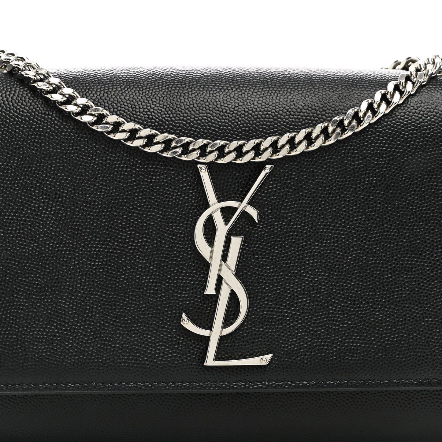 Grain De Poudre Small Monogram Kate Satchel Black