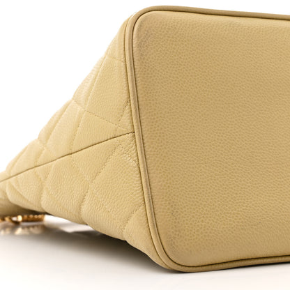 Chanel Caviar Quilted Medallion Tote Beige 9 of 13