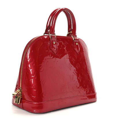 Louis Vuitton Vernis Alma PM Pomme D'Amour 3 of 10