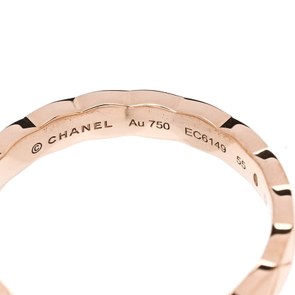 Chanel 18K Beige Gold Mini Coco Crush Ring 55 7.25 4 of 5