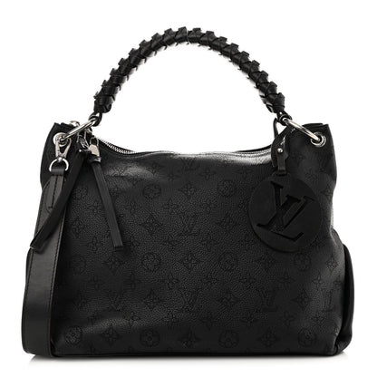 Louis Vuitton Mahina Beaubourg Hobo MM Black 1 of 10