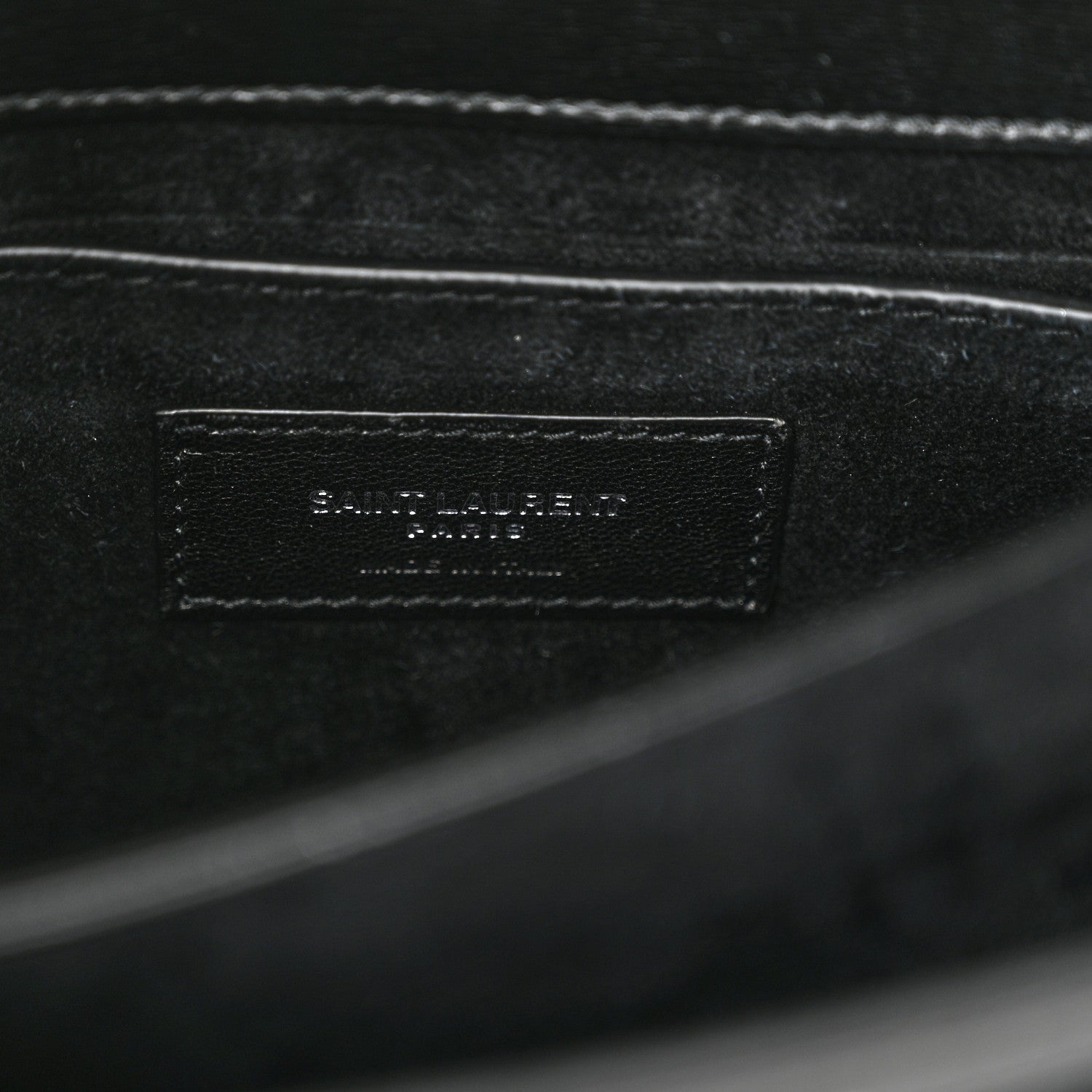 Saint Laurent Calfskin Medium Monogram Sunset Black 6 of 12