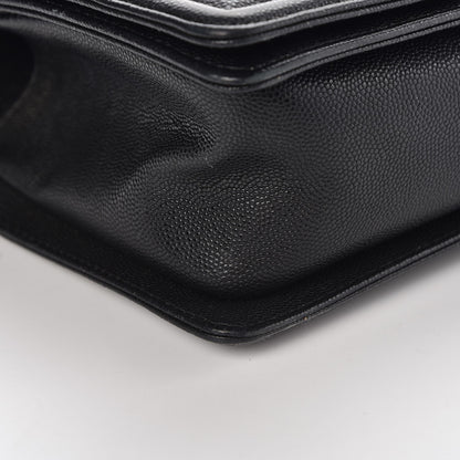 Chanel Caviar Quilted Medium Boy Flap Black 8 of 15