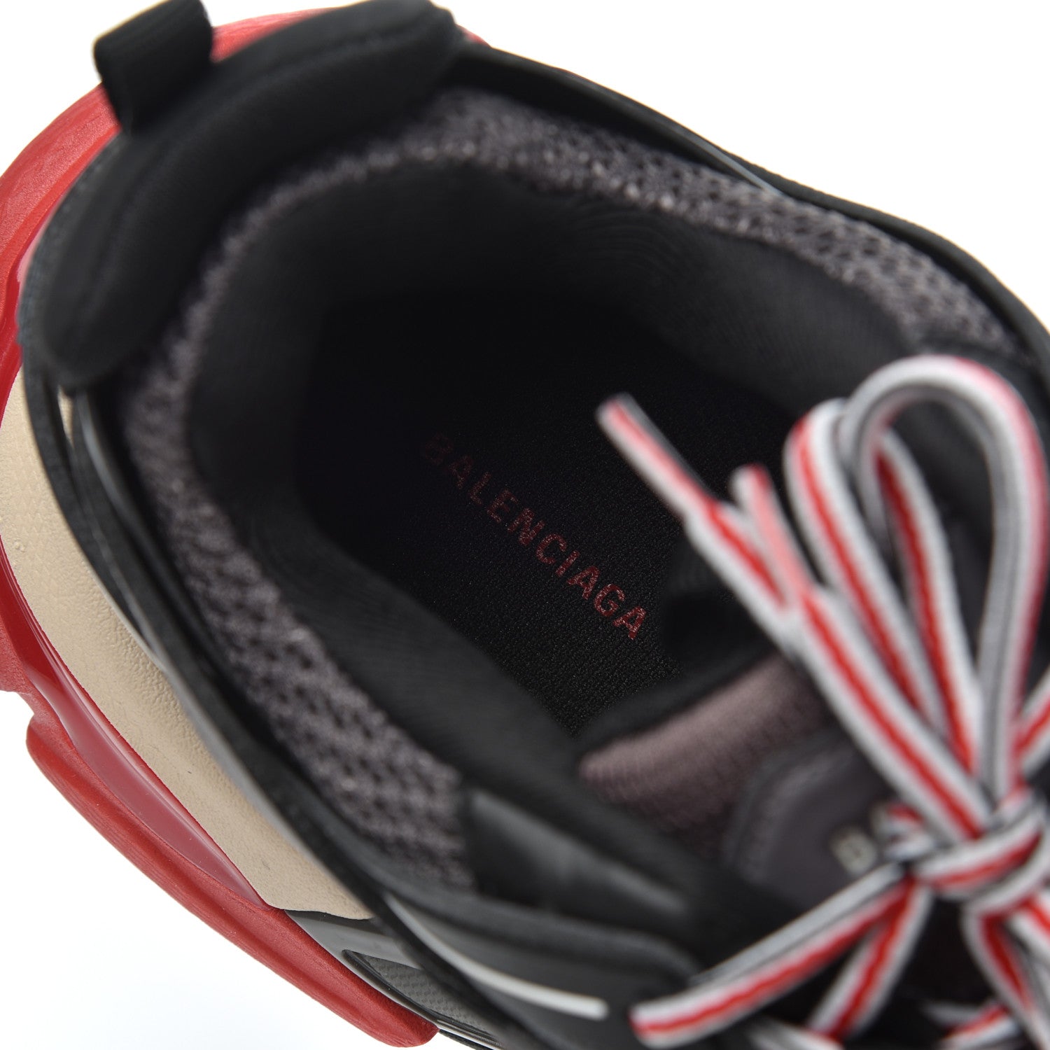 Balenciaga Mesh Nylon Womens Track Sneakers 40 Black Gris 6 of 16