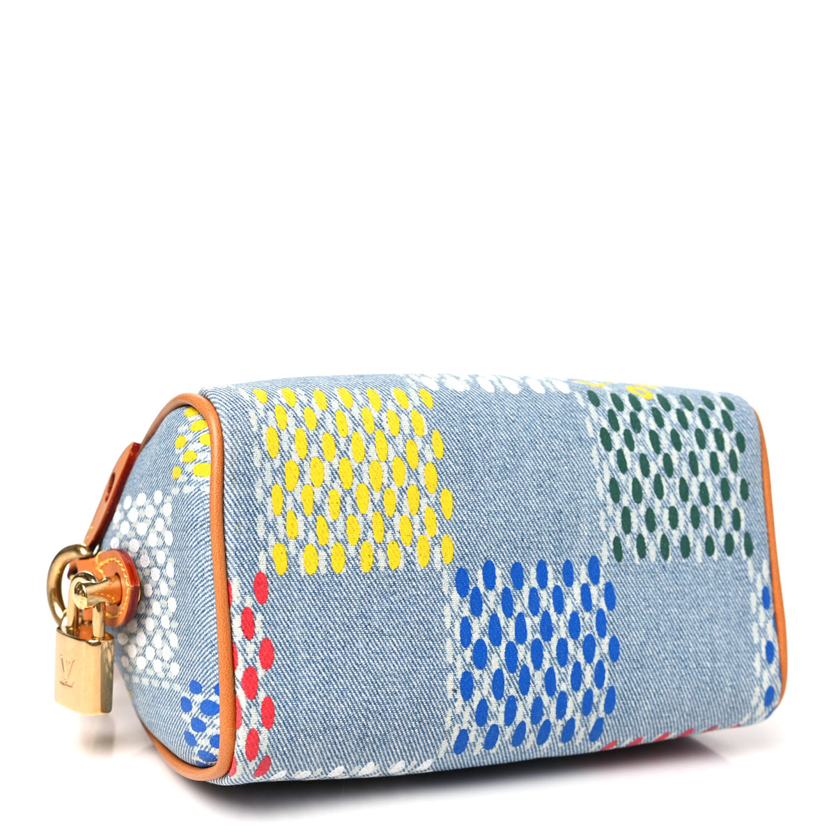Louis Vuitton LV Vers Damier Denim Speedy Bandouliere 18 Multicolor 4 of 10