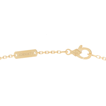 Van Cleef & Arpels 18K Yellow Gold Black Onyx Vintage Alhambra Pendant Necklace 5 of 5