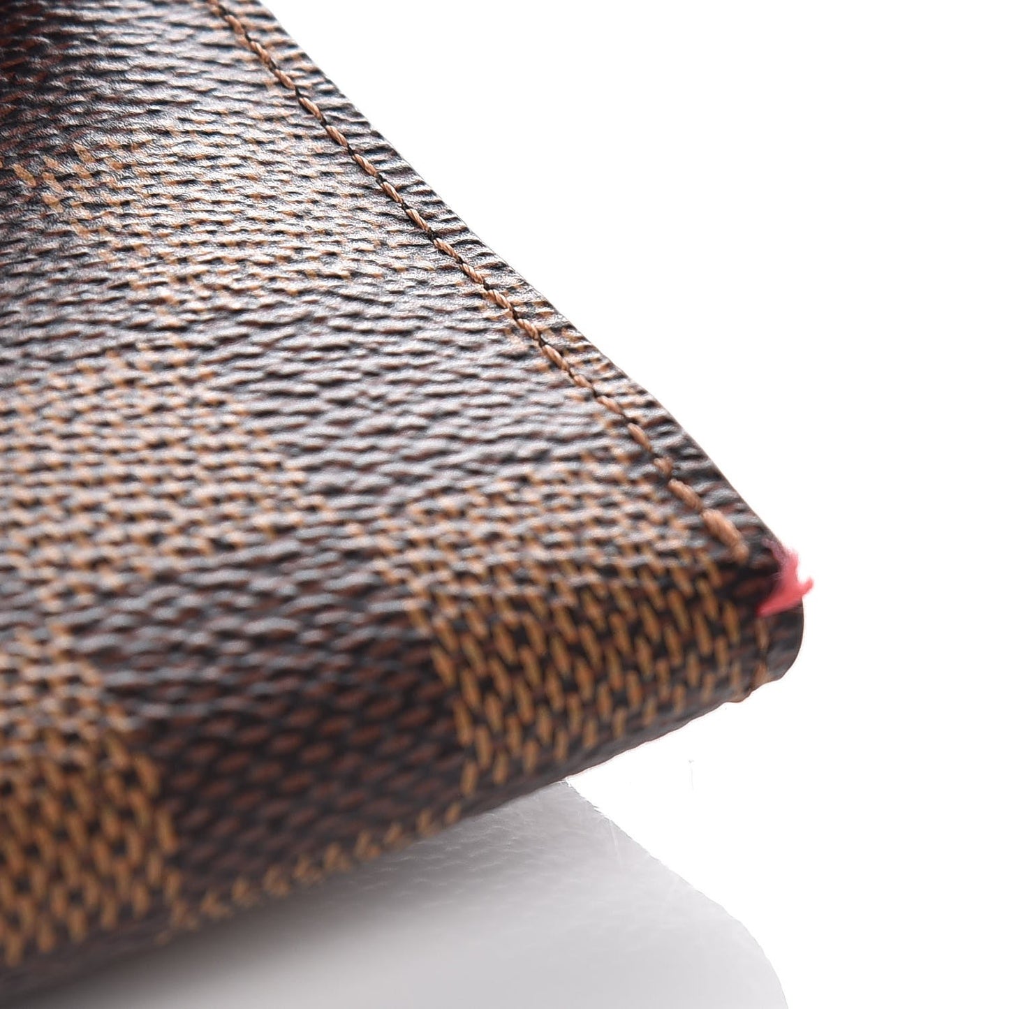 Damier Ebene Josephine Wallet Red