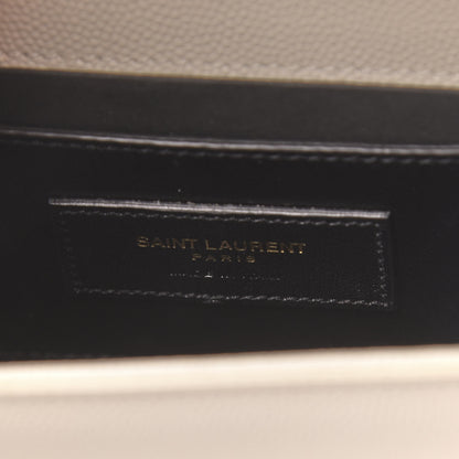 Saint Laurent Grain De Poudre Small Monogram Kate Satchel Blanc Vintage 6 of 9
