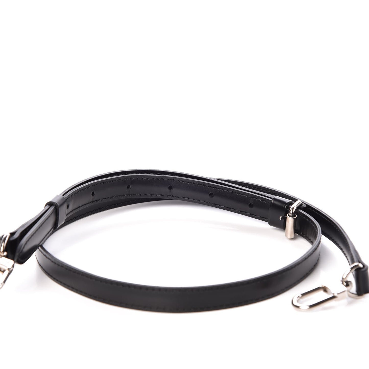 Calfskin 16mm Adjustable Shoulder Strap Black