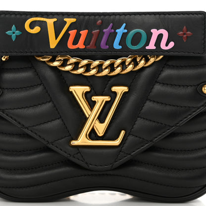 Louis Vuitton Calfskin New Wave Chain MM Black 7 of 14