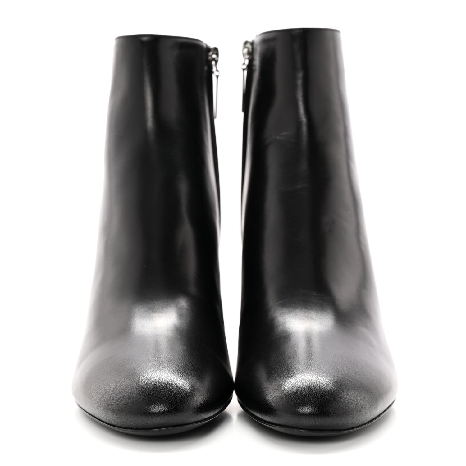 Saint Laurent Nappa Vendome Loulou Ankle Zip Boots 39.5 Black 2 of 12