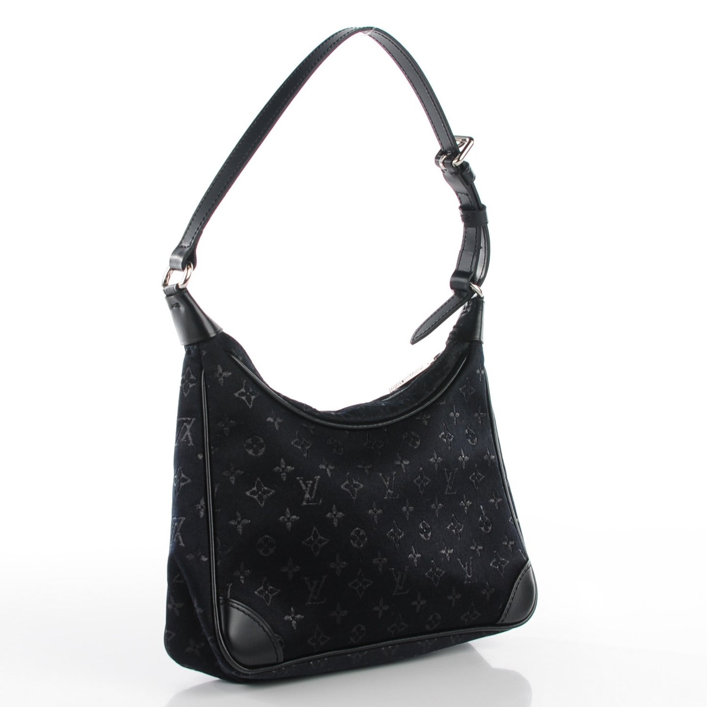 Satin Monogram Little Boulogne Black
