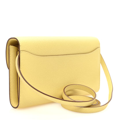 Hermes Epsom Constance Long Wallet To Go Wallet Jaune Poussin 2 of 10