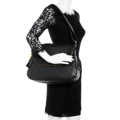 Tom Ford Pebbled Calfskin Large Jennifer Black 2 of 8