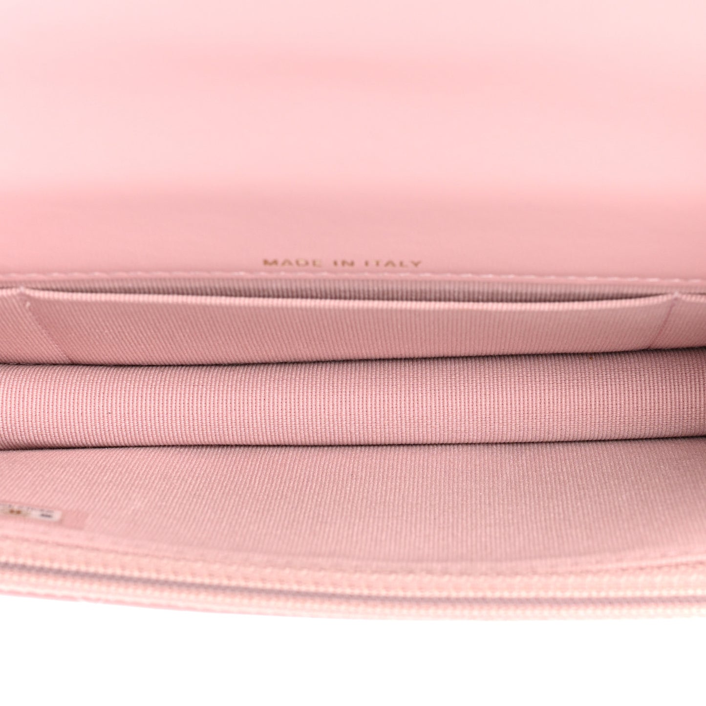 Lambskin Quilted Chanel 19 Belt Phone Holder Bag Pink