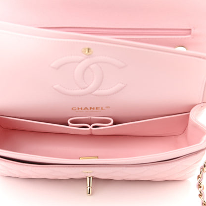 Chanel Caviar Quilted Medium Double Flap Light Pink 5 of 10