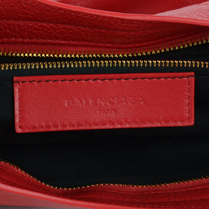Balenciaga Chevre Gold Metallic Edge Hardware City Rouge Grenade 6 of 13