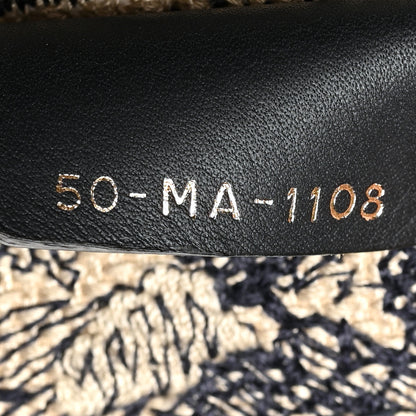 Christian Dior Canvas Embroidered Large Dioriviera Toile De Jouy Book Tote Black 6 of 12