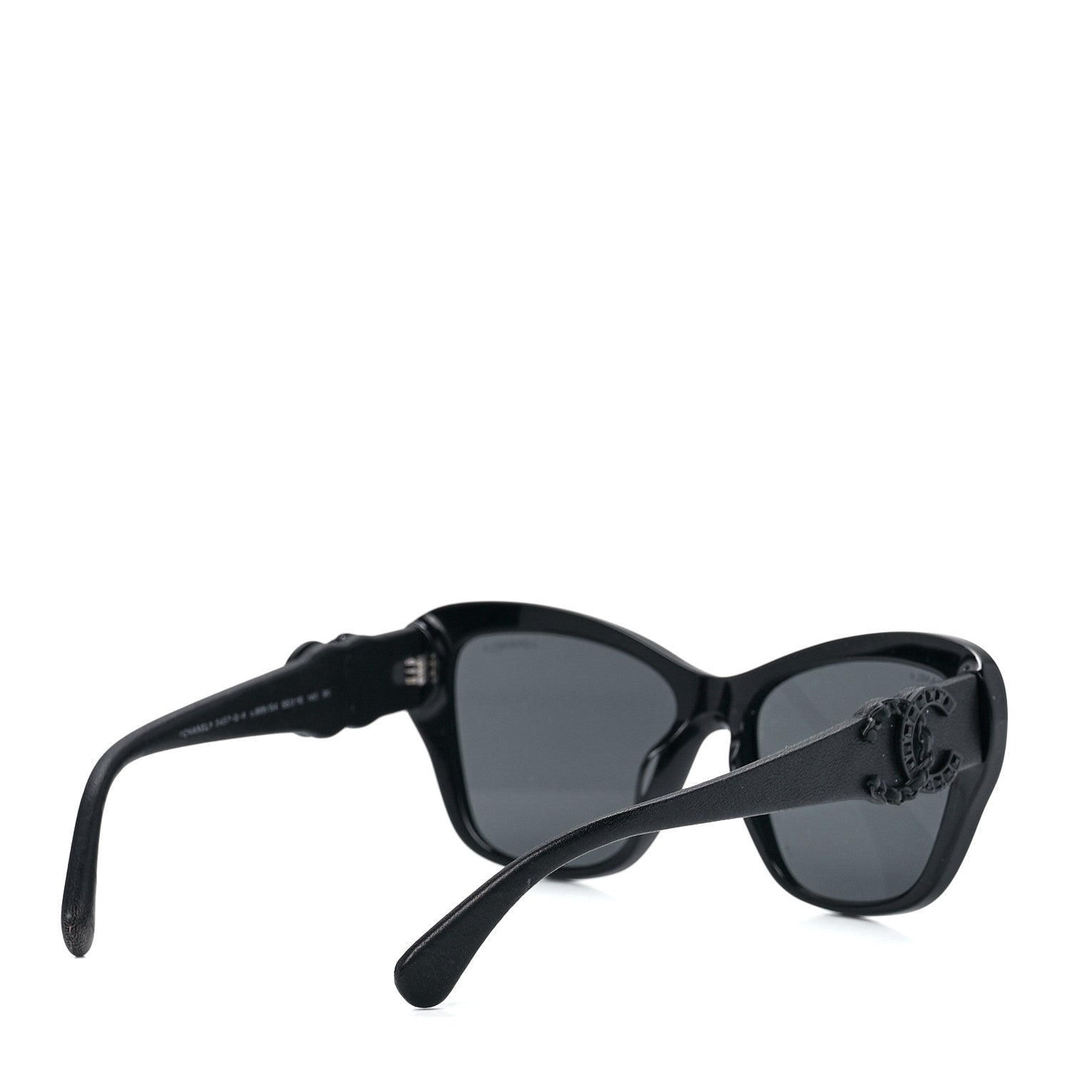 Chanel Acetate Lambskin CC Sunglasses 5457-Q-A Black 4 of 8