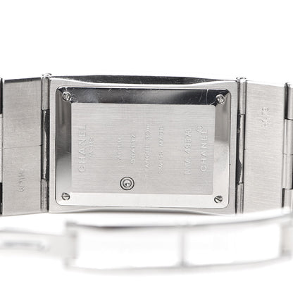 Chanel Stainless Steel Diamond 24mm Chocolat Digital Quartz Watch 4 of 5